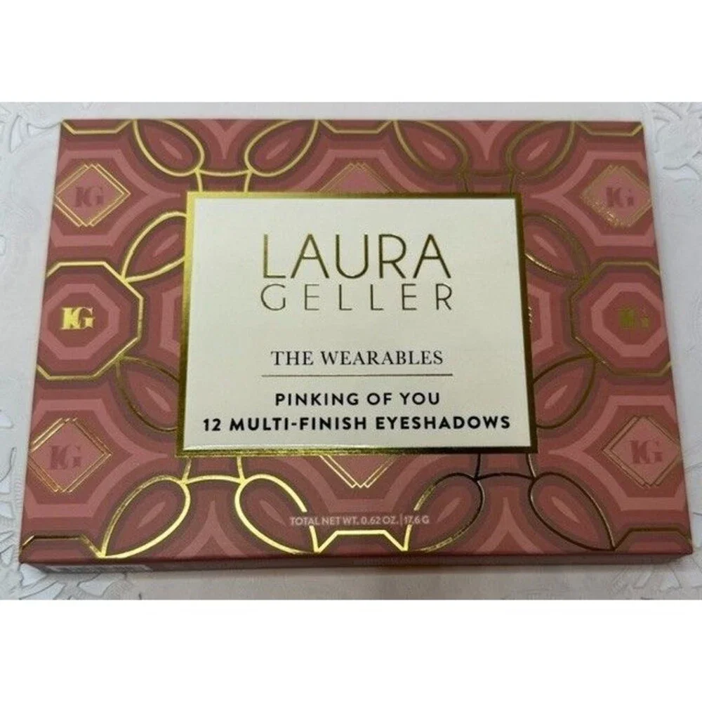 Laura Geller - The Wearables - PINKING OF YOU - 12 Multi-Finish Eyeshadows NIB